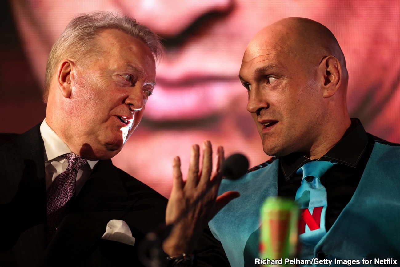 Tyson Fury Eyes Winner of Wardley vs Daniel Dubois