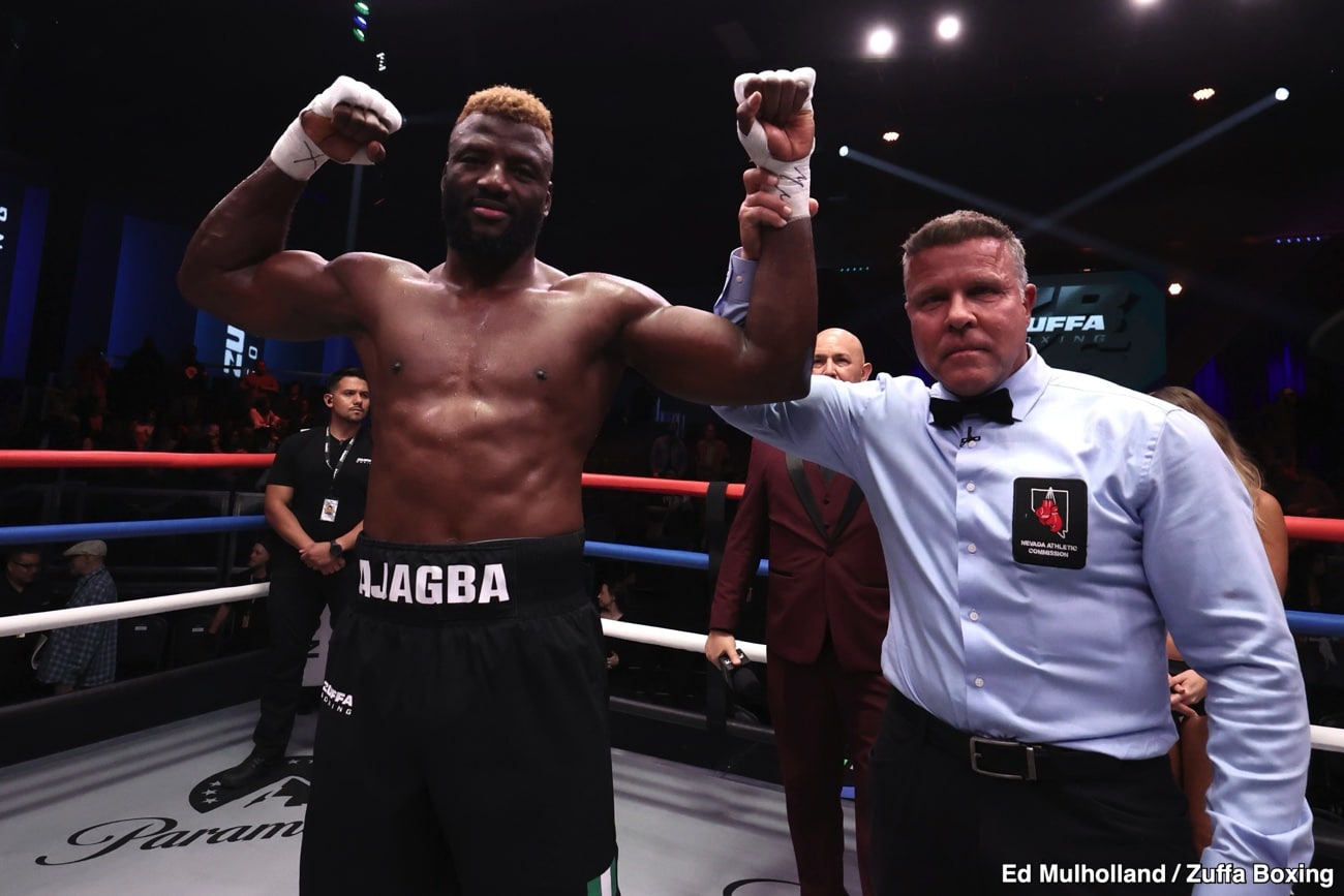 Efe Ajagba Stops Former Champion Charles Martin in Four