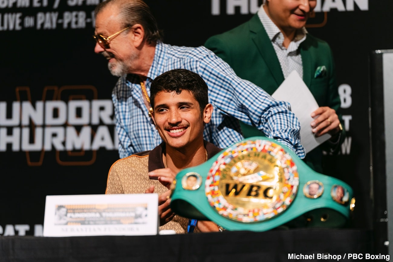 Sebastian Fundora Irritated by Keith Thurman’s Trash Talk Ahead of Fight