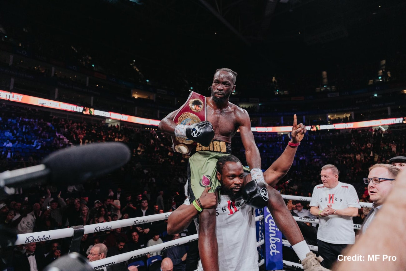 Denzel Bentley Stops Endry Saavedra in Seven, Wins Interim Title