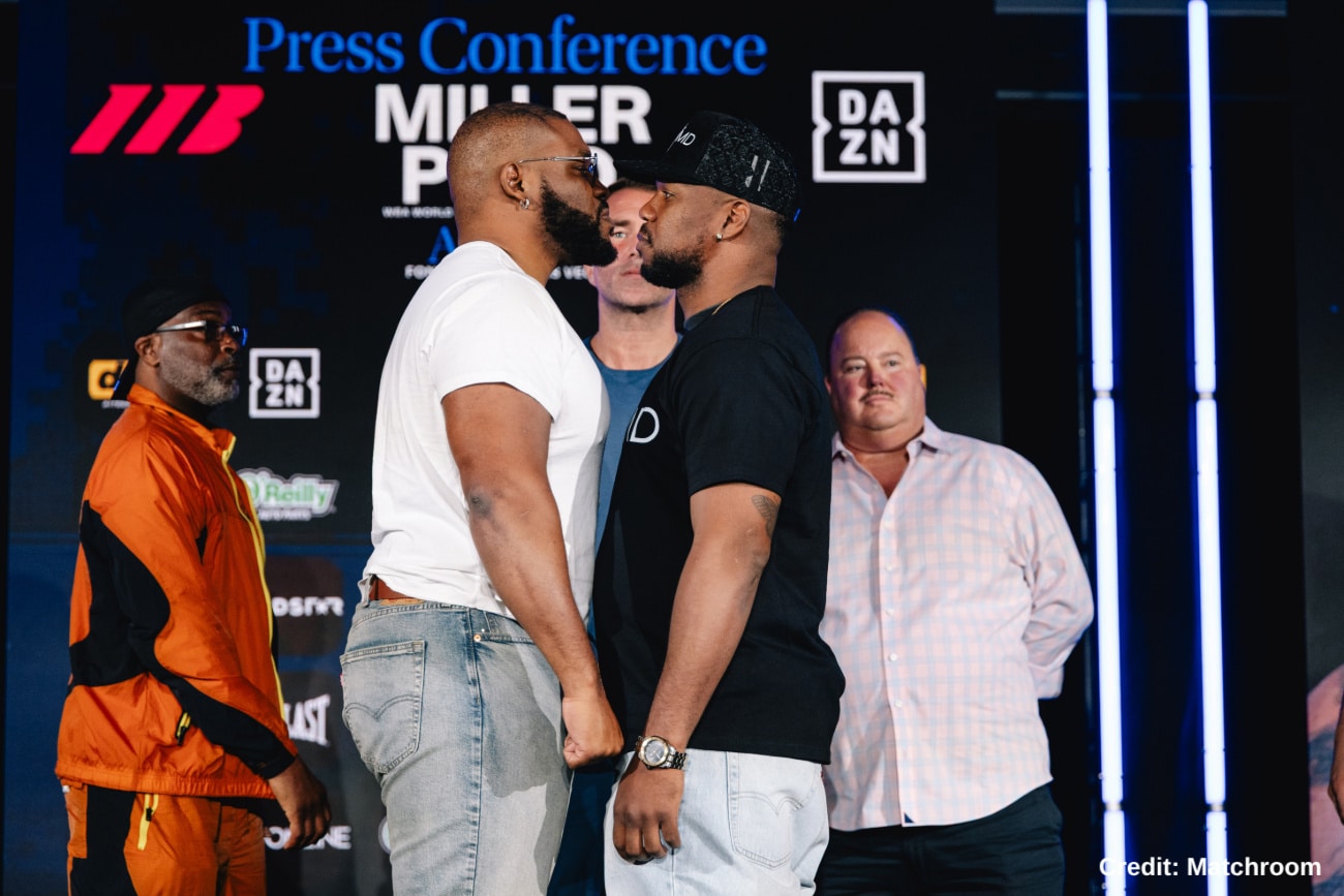 Pero vs Miller: Heavies Collide in Prove it fight on DAZN