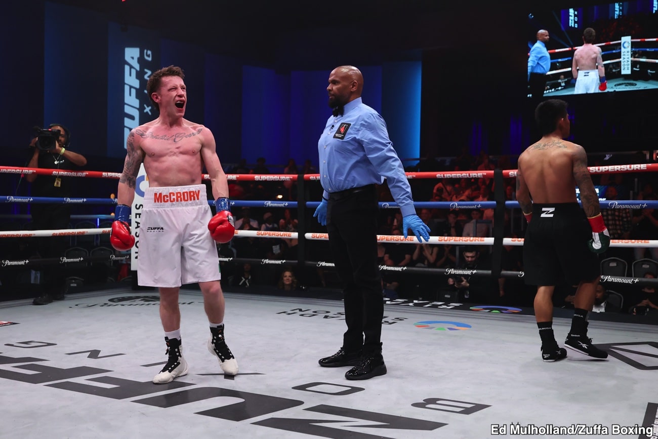 Mark Magsayo Stops Feargal McCrory in Fifth Round at Meta Apex