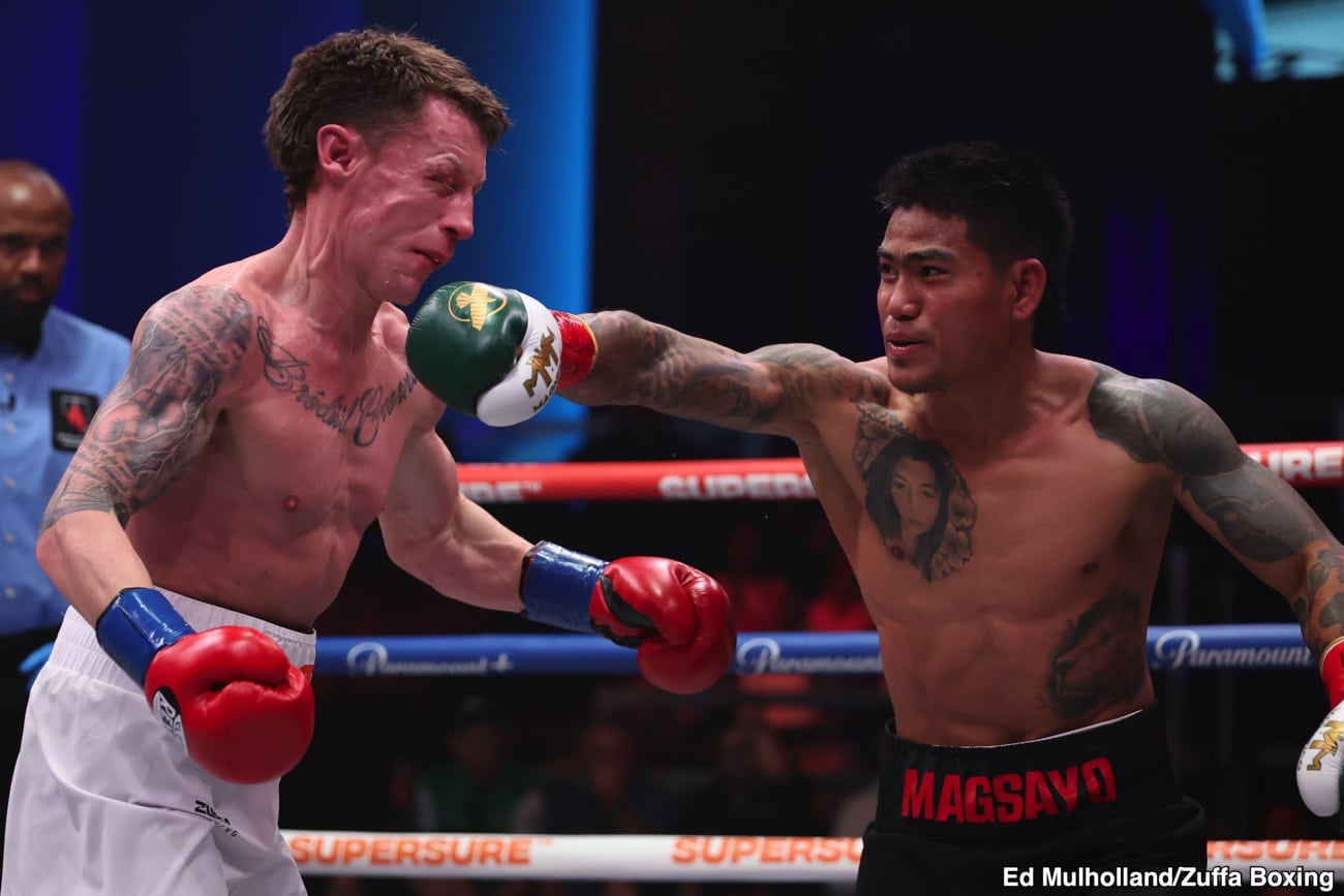 Mark Magsayo Stops Feargal McCrory in Fifth Round at Meta Apex
