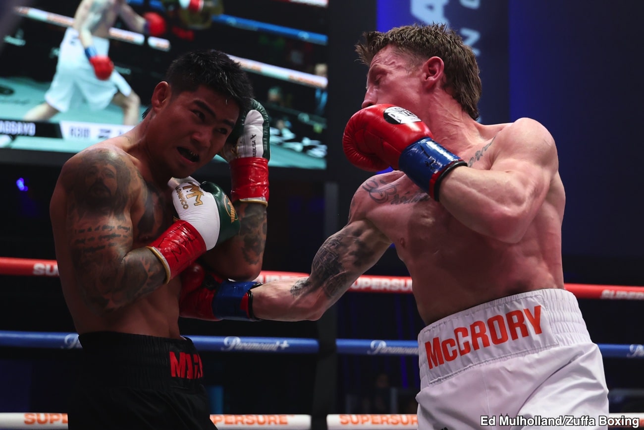 Mark Magsayo Stops Feargal McCrory in Fifth Round at Meta Apex