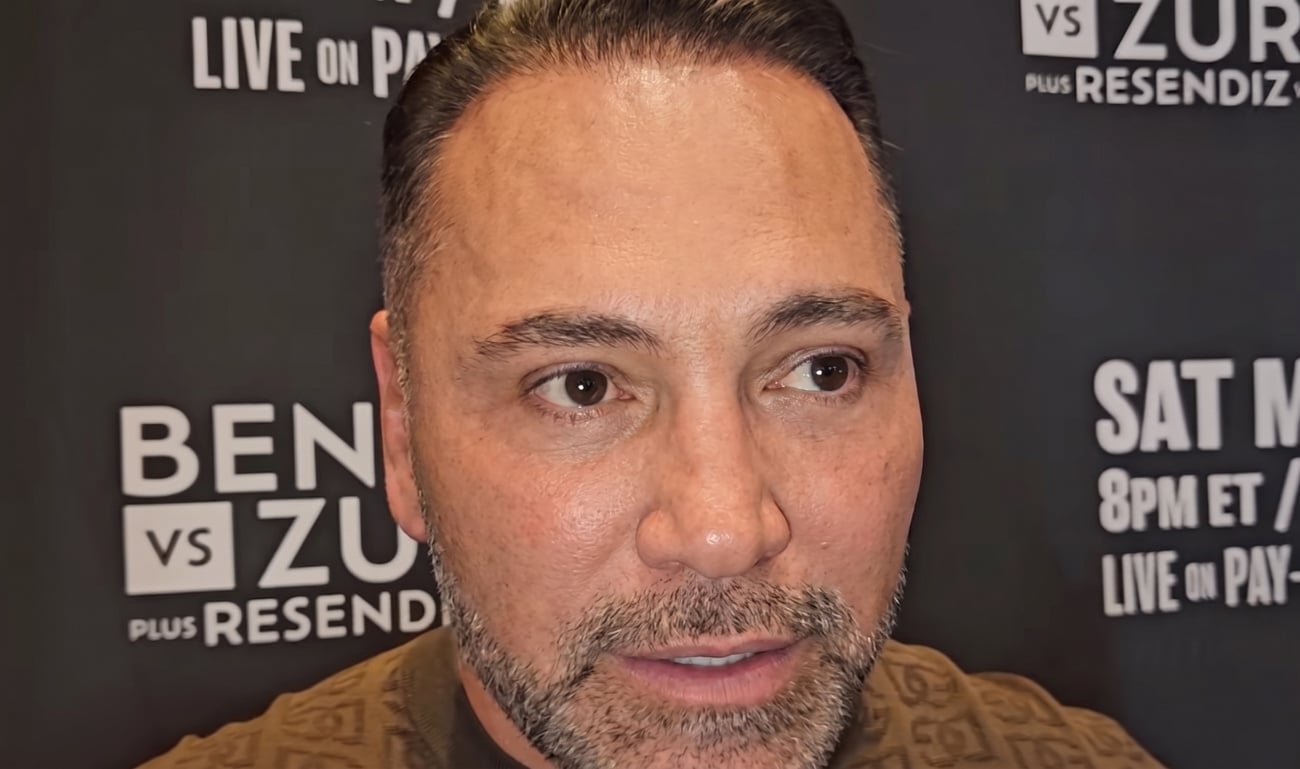 Oscar De La Hoya Questions David Benavidez’s Chin