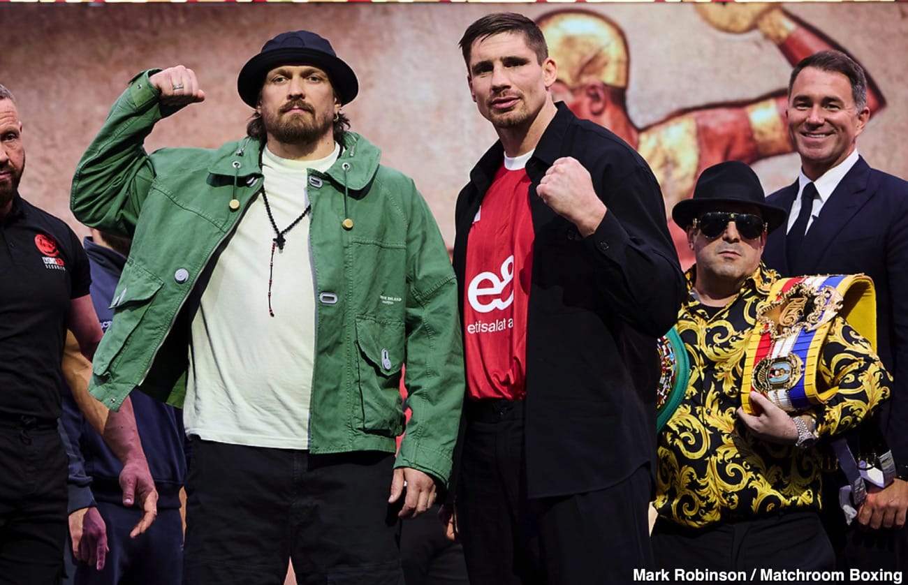 Rico Verhoeven Says Pressure Is on Oleksandr Usyk