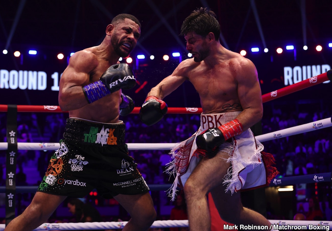 Josh Kelly Keeps Belt As Agyarko Pushes Him Hard