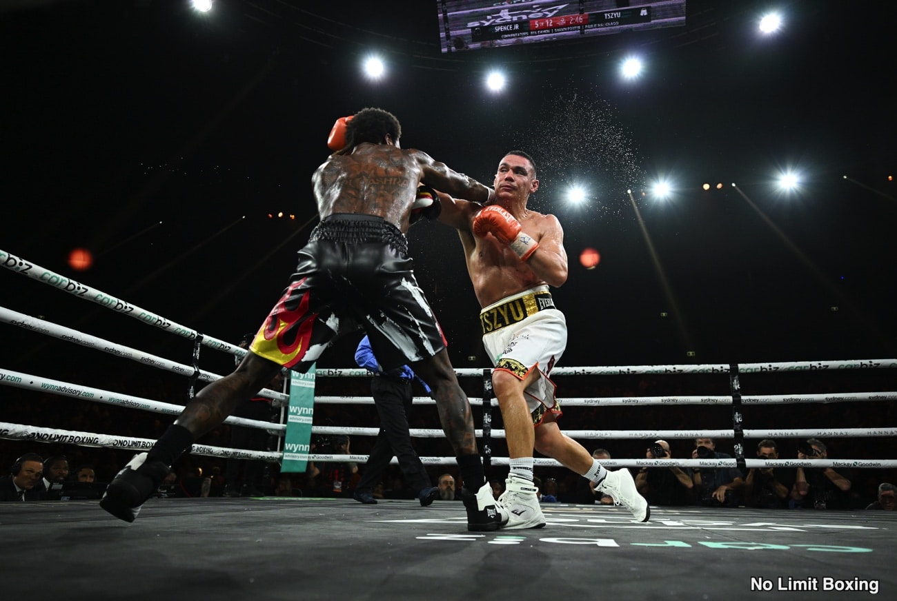 Spence vs. Tzsyu Live: Results From Australia