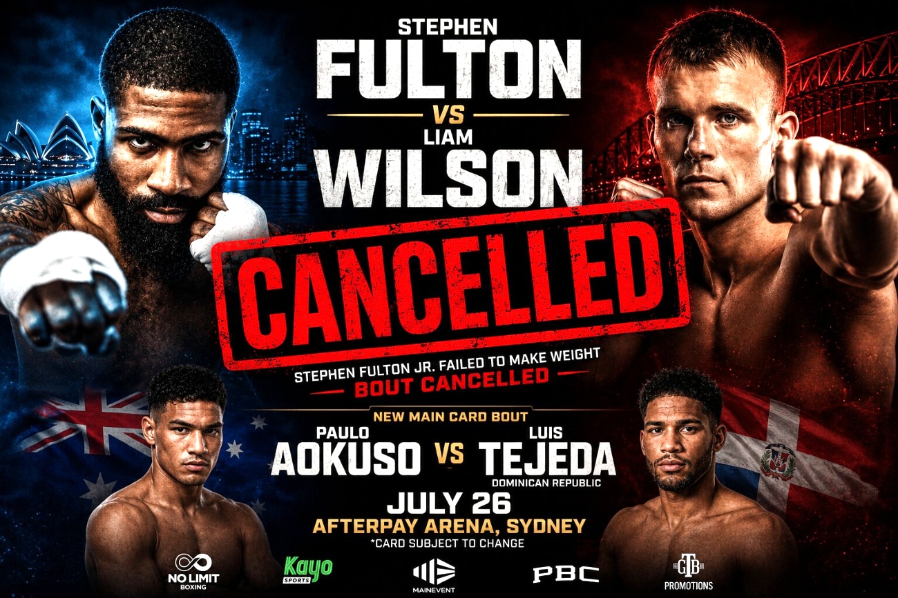 Stephen Fulton Misses Weight, Sydney Fight Cancelled