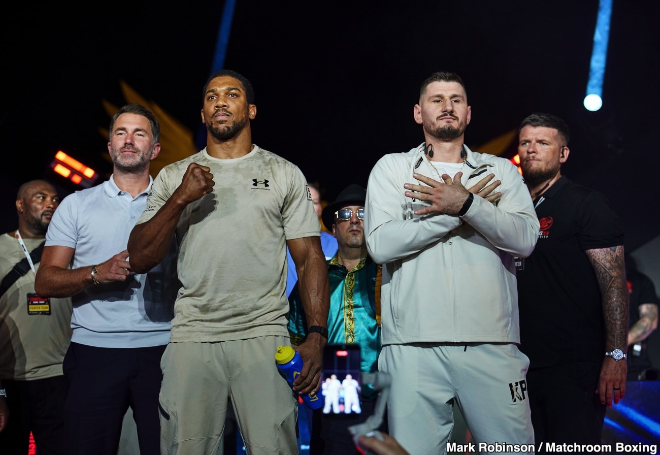 Anthony Joshua Warns Kristian Prenga Poses Real Heavyweight Threat