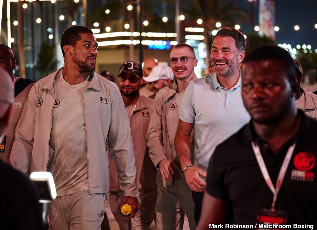 Anthony Joshua Warns Kristian Prenga Poses Real Heavyweight Threat