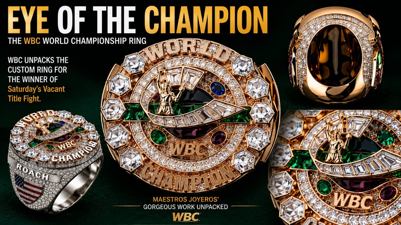 WBC Reveals Custom Belt For William Zepeda vs. Lamont Roach Winner