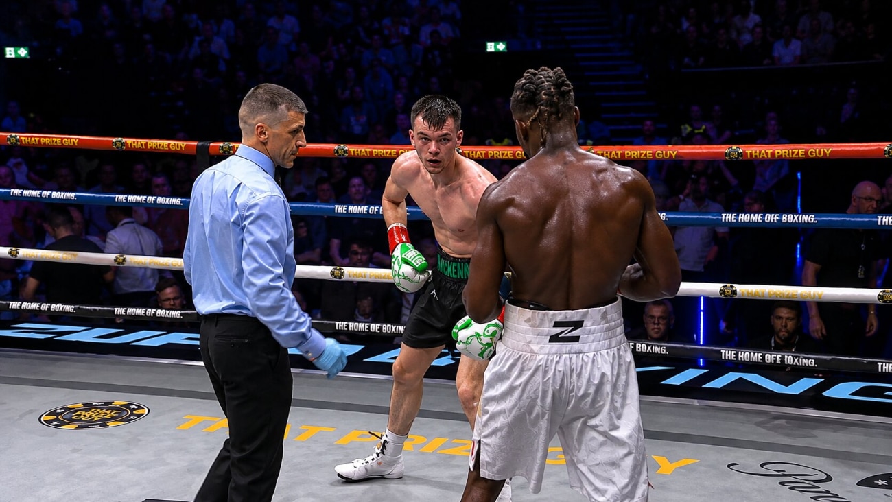 Aaron McKenna Boxes Past Oliha to Claim IBF Crown
