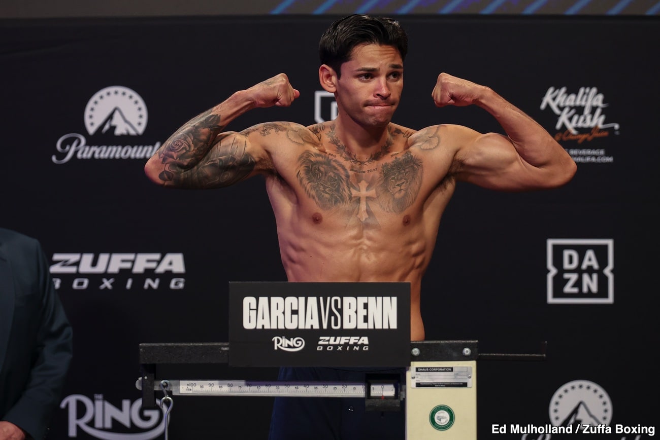 Ryan Garcia vs Conor Benn Start Time And Live Results