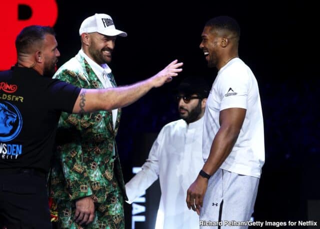 Joshua-Fury Timing Suits America at Britain’s Expense