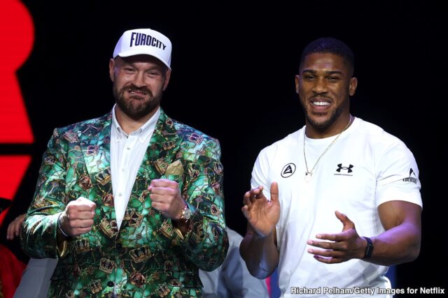 Anthony Joshua Targets Fitness For Tyson Fury Fight