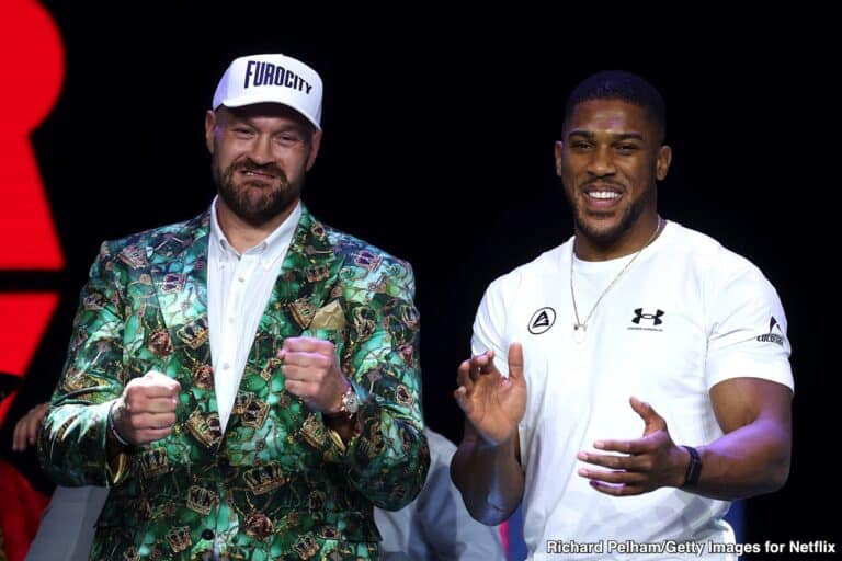 Photo: Anthony Joshua Targets Fitness For Tyson Fury Fight Anthony Joshua Targets Fitness For Tyson Fury Fight