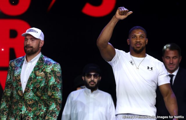 Tyson Fury and Anthony Joshua Retire Their Grudge