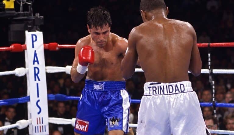 Oscar De La Hoya Gives Away Felix Trinidad Fight
