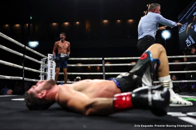 Sebastian Fundora Wears Down Ermal Hadribeaj For Late Stoppage