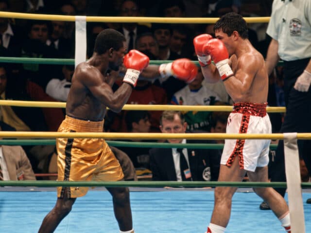 Azumah Nelson Outboxes Juan Laporte Through Personal Grief