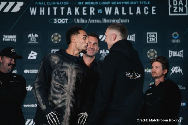 Ben Whittaker Belittles Conor Wallace Before Their Eliminator