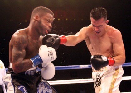 Francisco Santana Hands Gomez First Loss Seeks Bigger Fight Francisco Santana Boxing Results Press Room