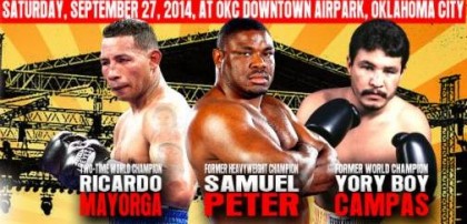 Samuel Peter to Face Aubrey in Heavyweight Slugfest Ricardo Mayorga Samuel Peter Yory Boy Campas Boxing News