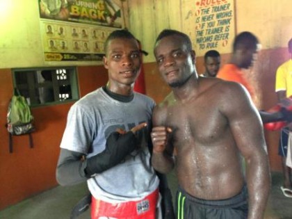 Commey spars with Clottey