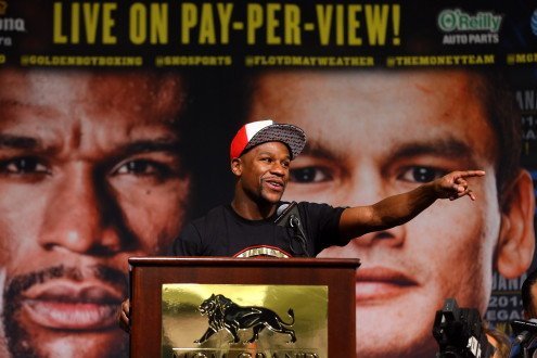 Floyd "Money" Mayweather Opening Press Conference Quotes & Photo From Mgm Grand In Las Vegas