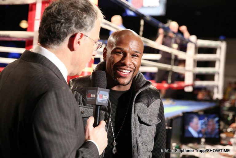 Mayweather hopes Khan fight will happen in 2015