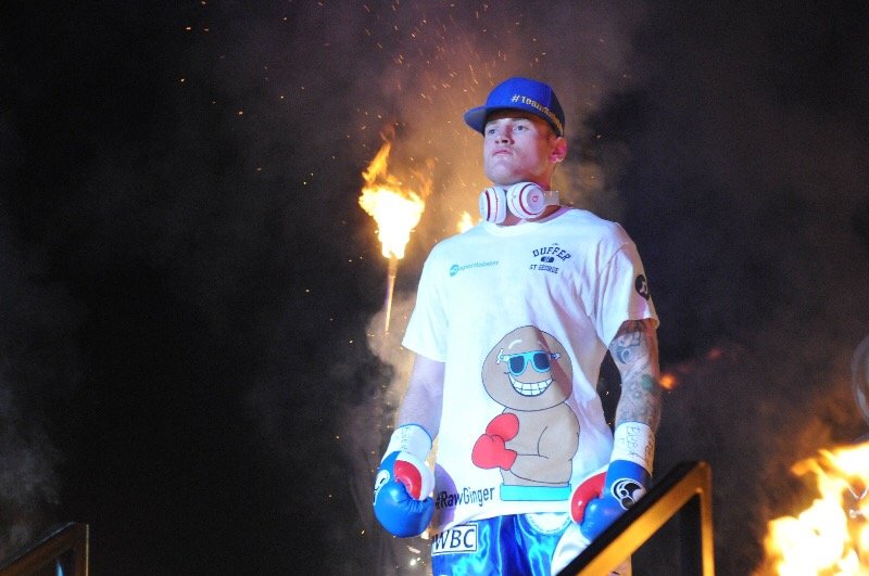 Christopher Rebrasse, George Groves boxing image / photo