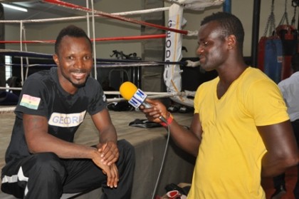 Joshua Clottey interviews Agbeko