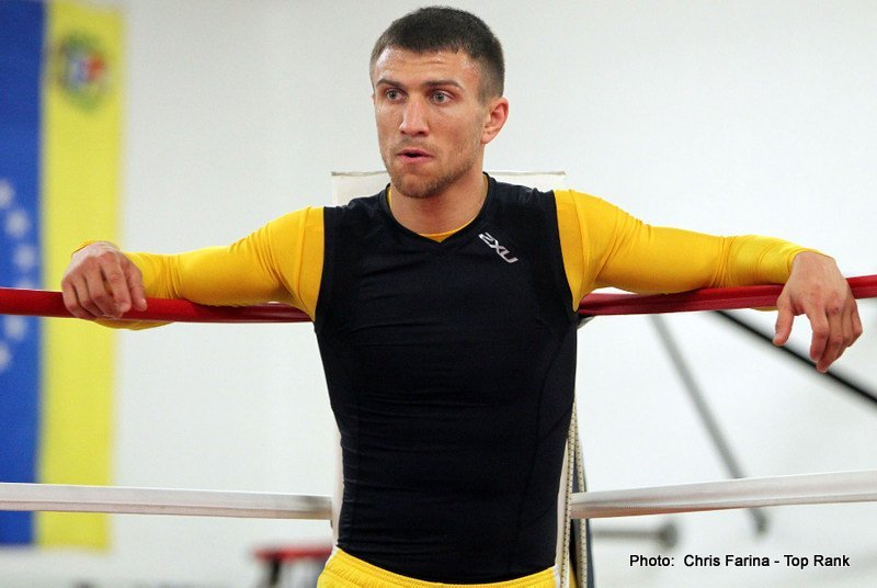 Egis Klimas shoots down talk of a Lomachenko Pacquiao fight, says such talk is"ridiculous" and "insane"