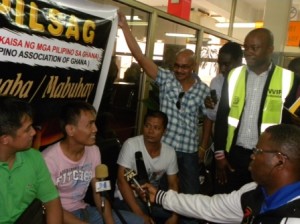 Pontillas get Filipino welcome in Accra