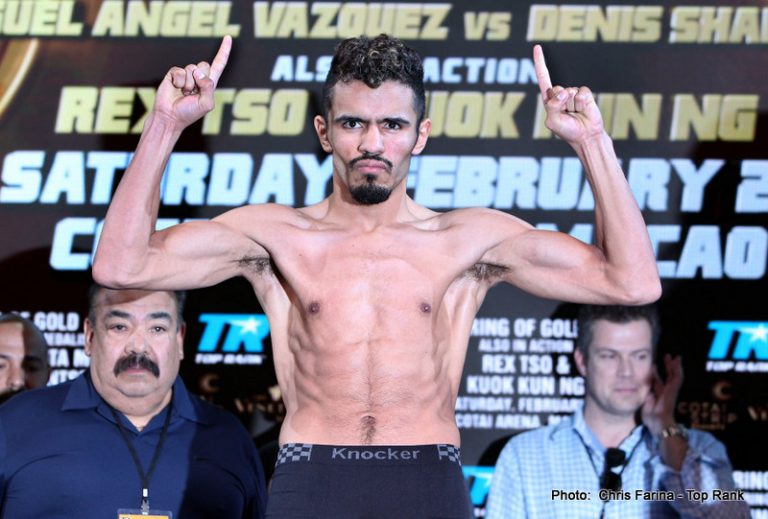 Miguel Vazquez will be looking to out-box Mickey Bey on September 13th