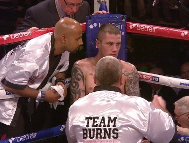 Ricky Burns defends against Terence Crawford this Saturday, March 1st in Glasgow