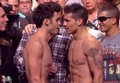 Chavez Jr. looks BADLY weight drained at weigh-in; Sergio Martinez looks great