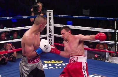 Robert Guerrero confronts Adrien Broner