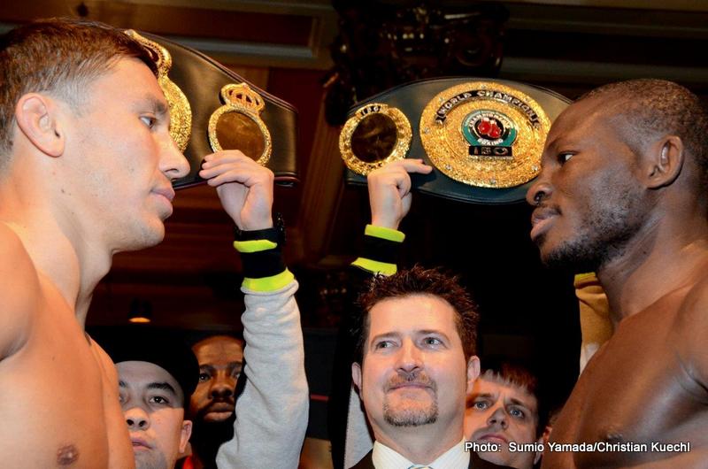 Golovkin - Adama: Photos and Weights From Monte Carlo