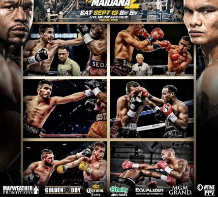 Molina vs. Soto, Santa Cruz vs. Roman & Angulo vs. De La Rosa added to Mayweather-Maidana 2 fight card