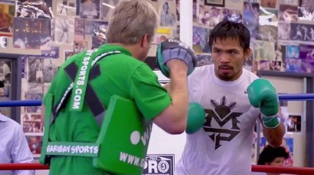 Pacquiao staying at welterweight, says Arum